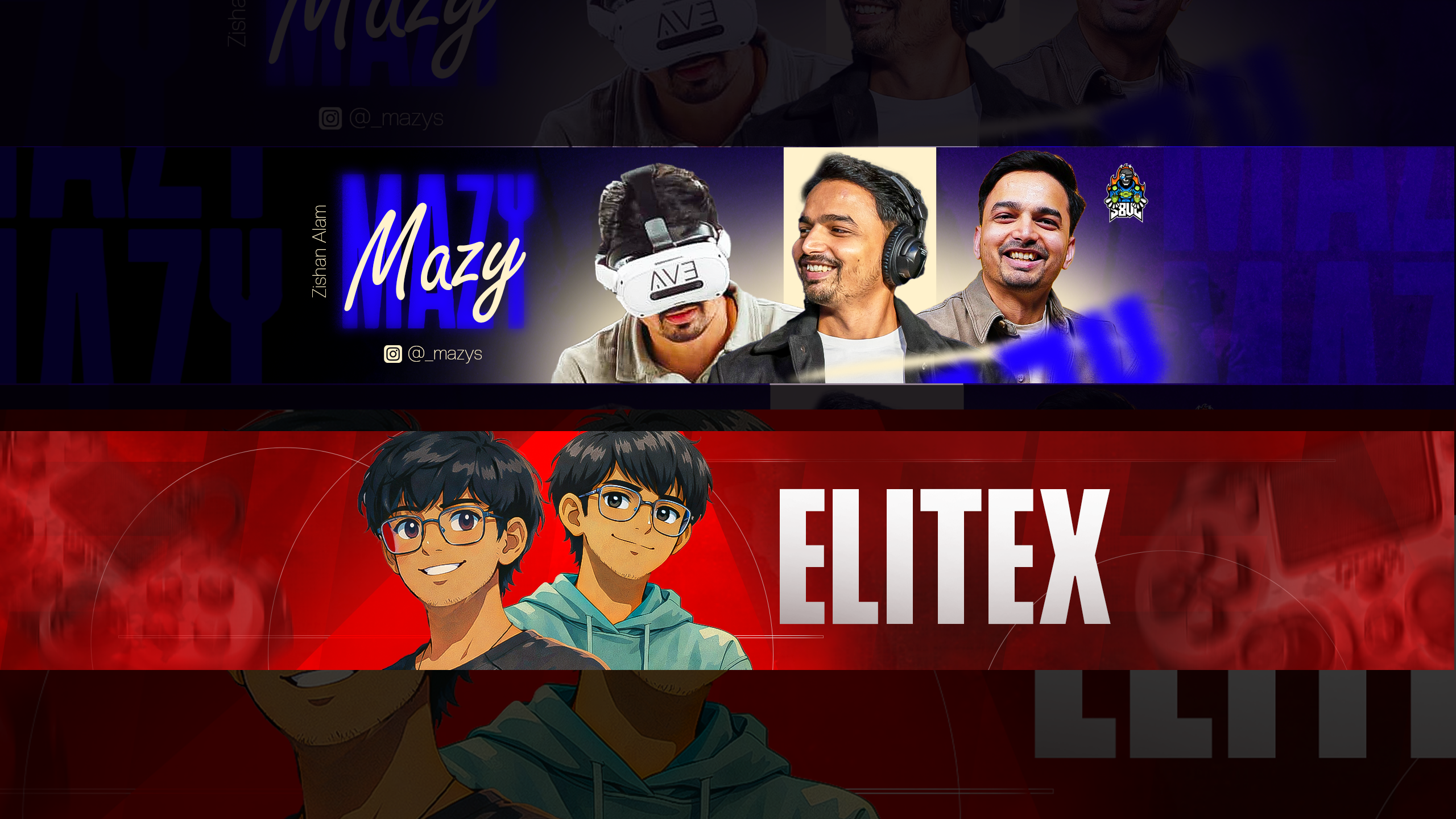 YouTube channel art — banner design 4